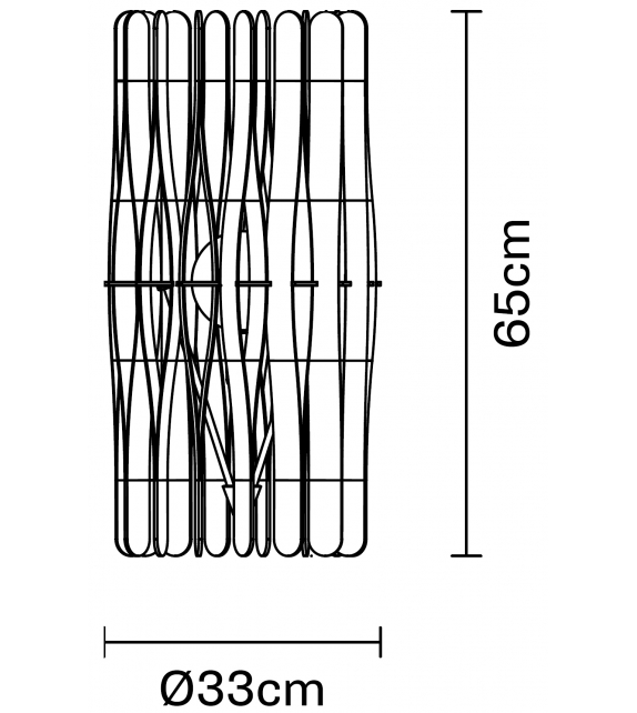 Stick F23 Fabbian Tischleuchte