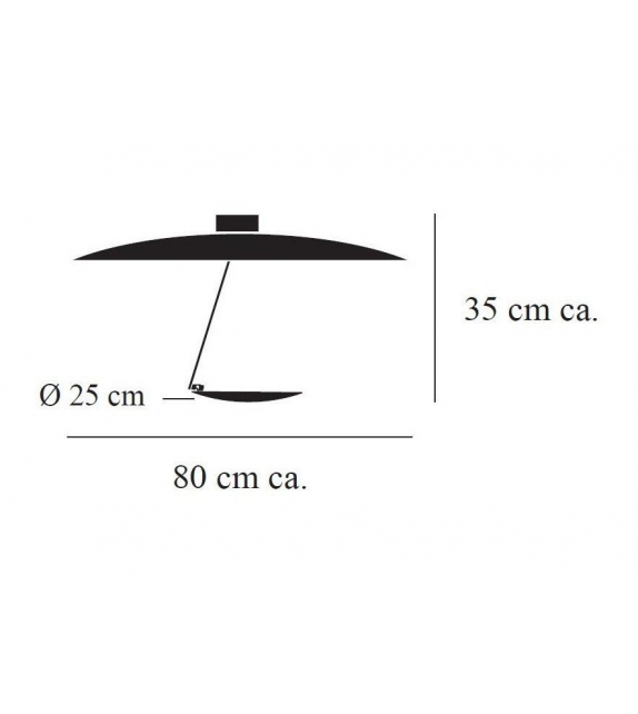 Lederam C180 Catellani&Smith Lámpara de Techo