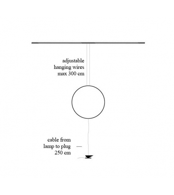 Sorry Giotto 9/12 Catellani&Smith Hängeleuchte