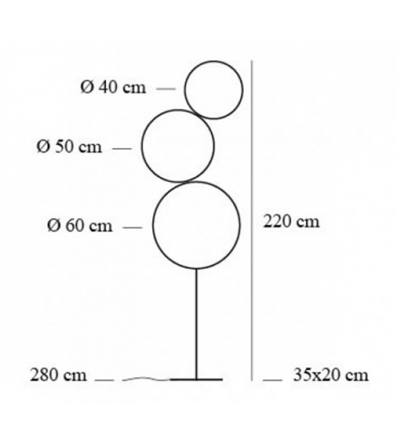 Sorry Giotto 3 Catellani&Smith Floor Lamp