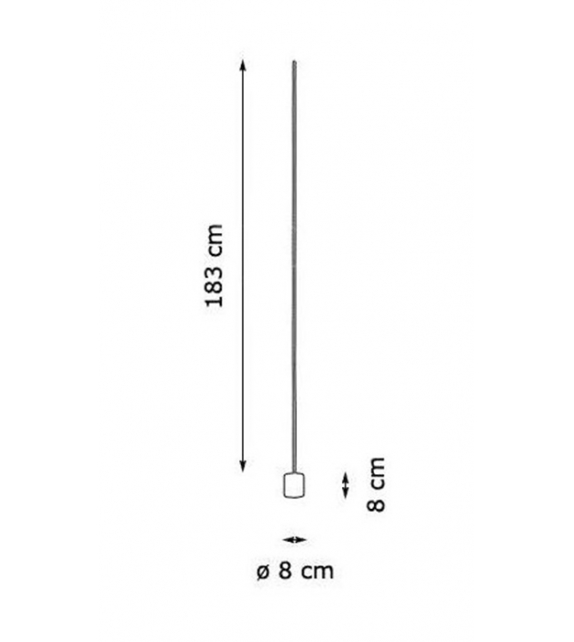 Light Stick F Catellani&Smith Floor Lamp
