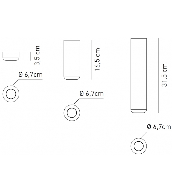 Urban Mini Axo Light Ceiling Lamp