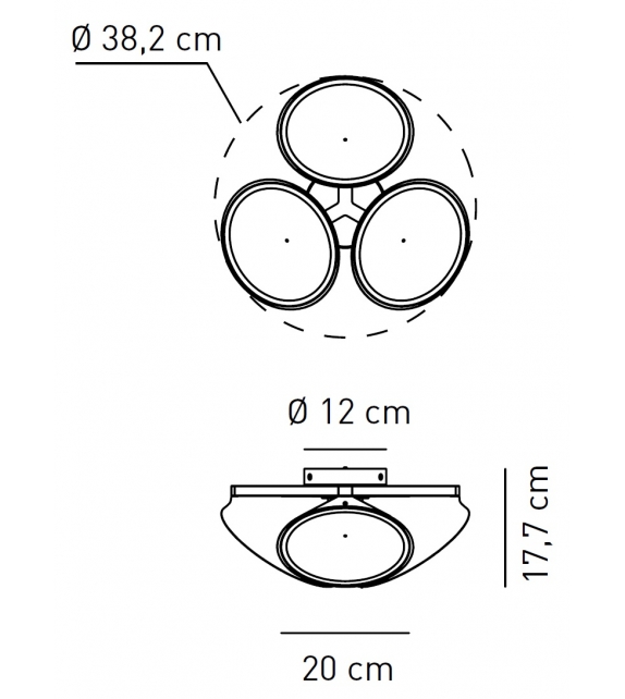 Orchid Axo Light Ceiling Lamp