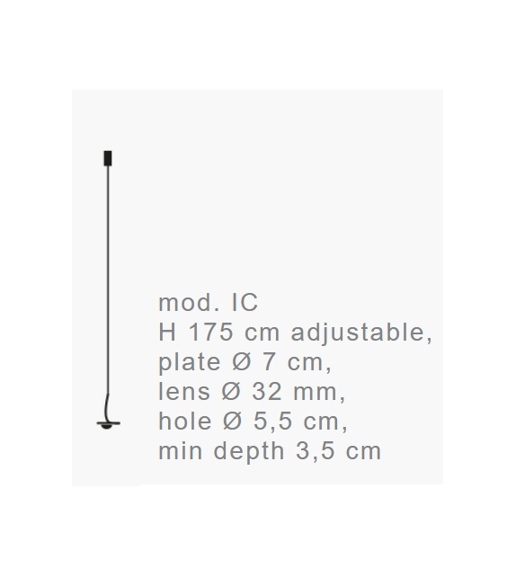 Jackie O IC Catellani&Smith Einbauleuchte