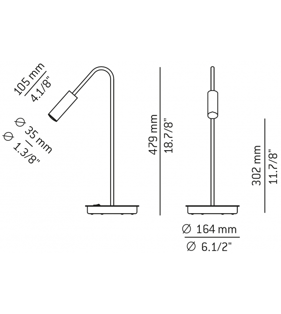 Volta Estiluz Lampe de Table