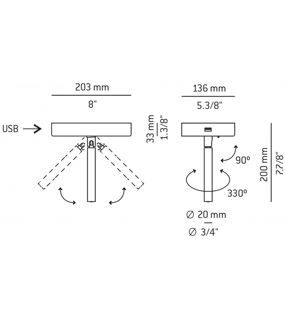 Nit Estiluz Wall Lamp