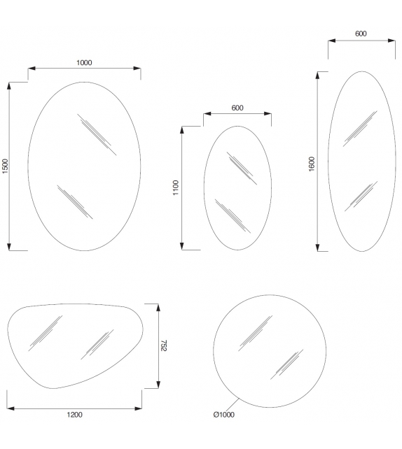 Solstice Boffi Miroir