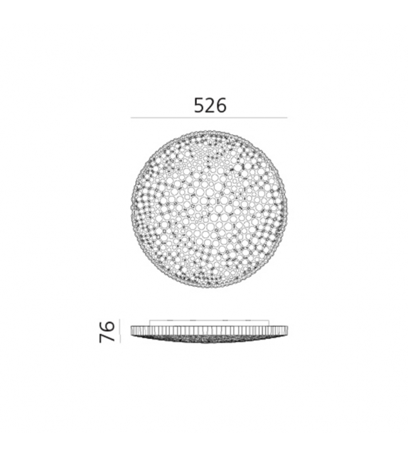 Calipso Artemide Lampada da Soffitto