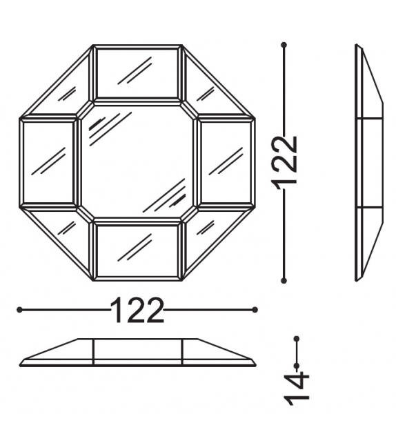 Renè Opera Contemporary Espejo
