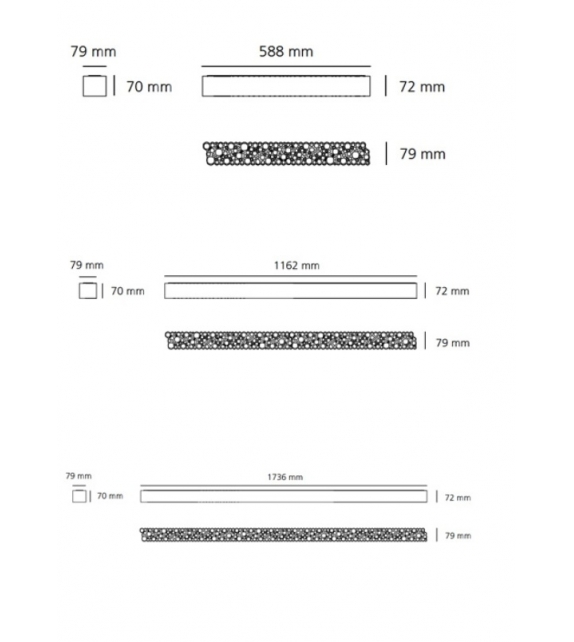 Calipso Linear System Artemide Lámpara de Techo