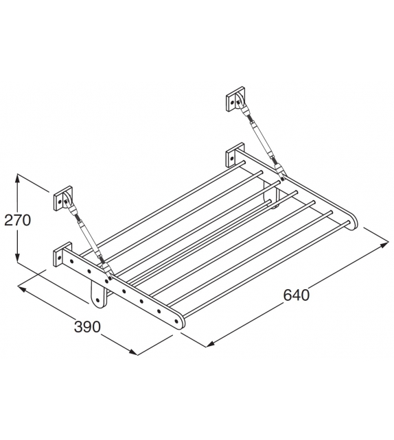 Minimal Boffi Gril Porte-Serviettes