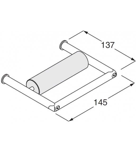 Minimal Boffi Porta Rotolo