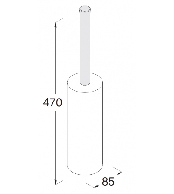 Twig Boffi Toilet Brush Holder