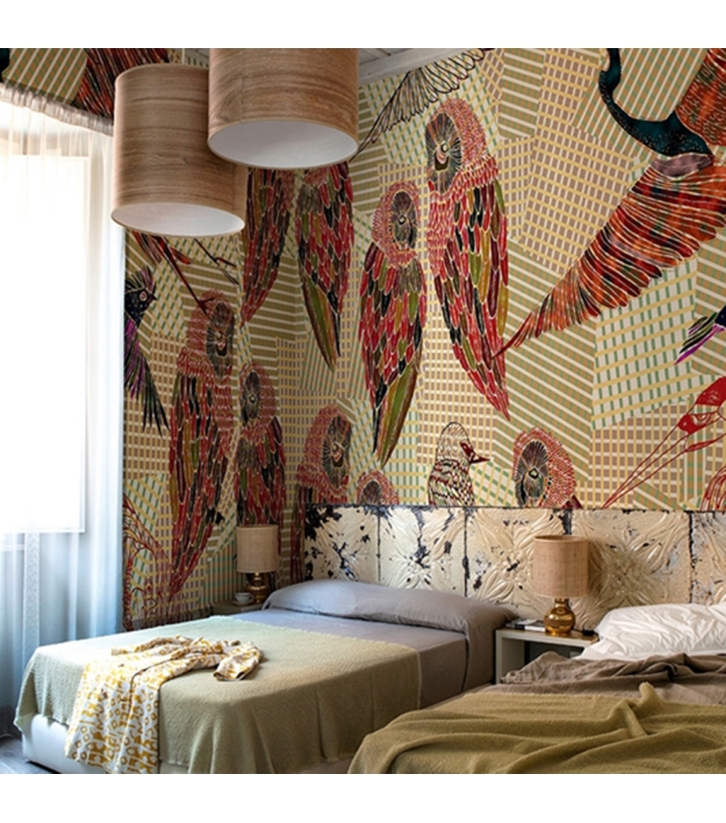 Pencil Birds Wall&Decò Carta da Parati