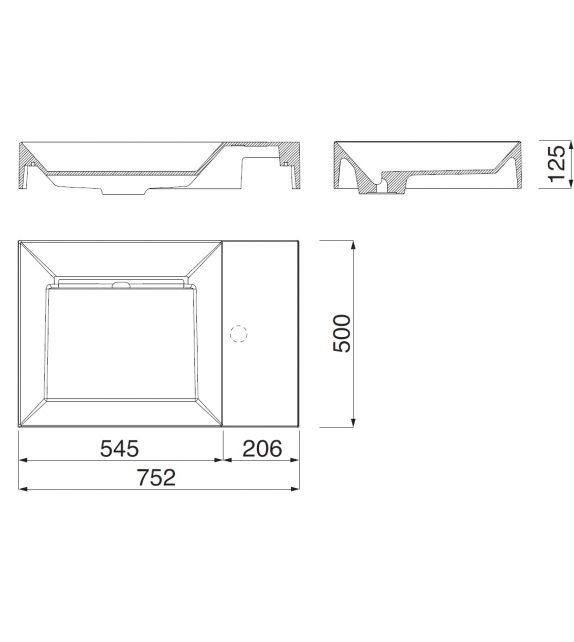 A45 Compact Boffi Washbasin