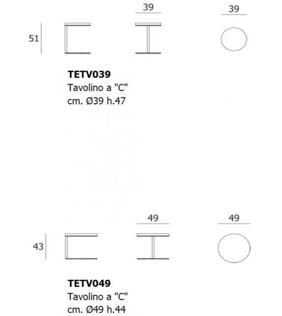 Tethys Living Divani Beistelltisch