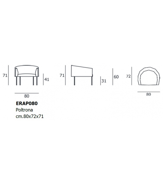 Era Living Divani Armchair