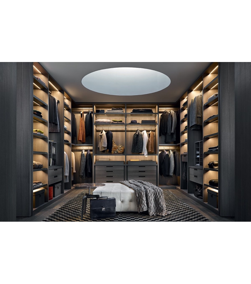 Senzafine Poliform Walk-in Closet