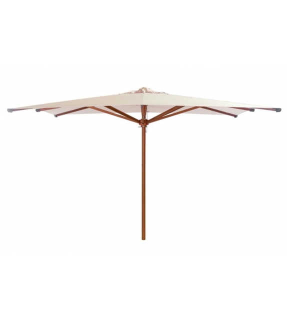 Eclipse Tribù Parasol avec Structure en Bois