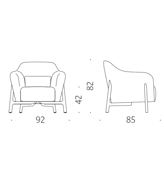 Pilotis DePadova Armchair