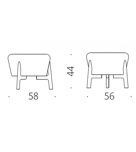 Pilotis Pouf DePadova