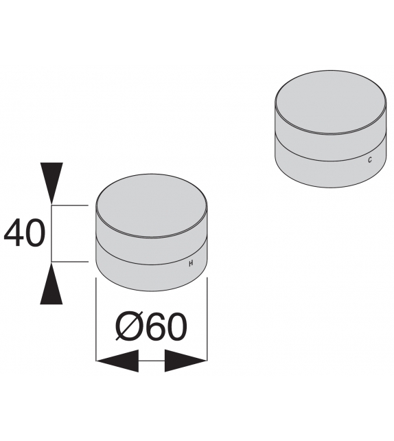 Eclipse Boffi Armaturen für Waschbecken