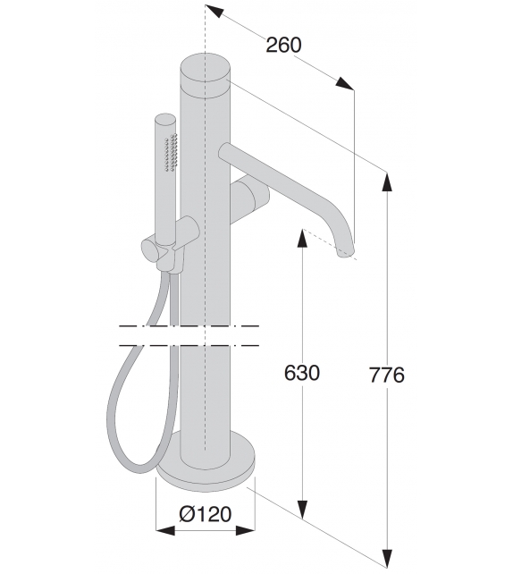 Eclipse Boffi Floor Bathtub Group
