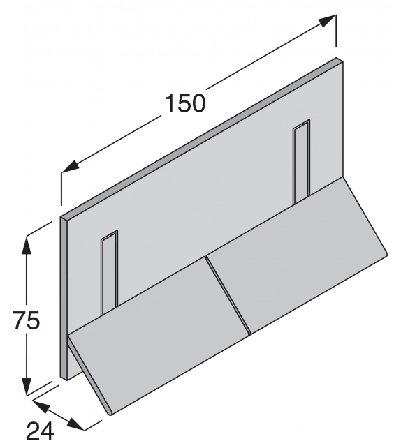 Wings Boffi Groupe Lavabo/Bidet/Douche Mural