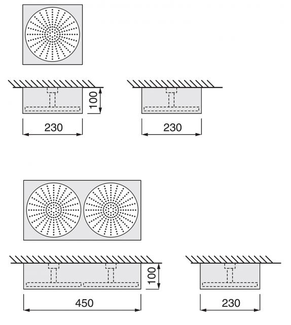 Wings Boffi Wall-mounted Shower Head