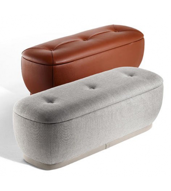 Leplì Poltrona Frau Pouf avec Conteneur