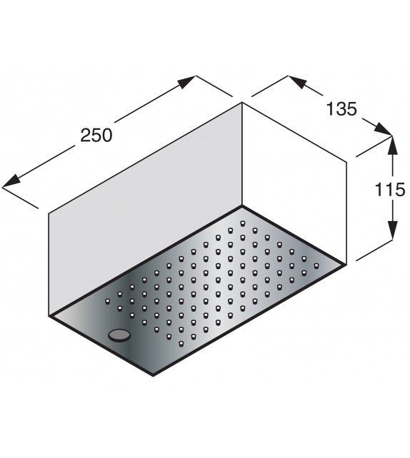 Wings Boffi Wall-mounted Shower Head
