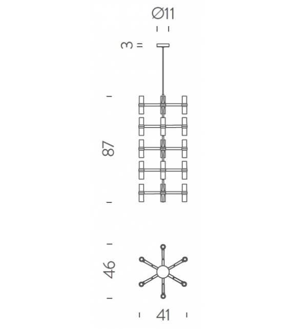Crown Multi Nemo Lampadario