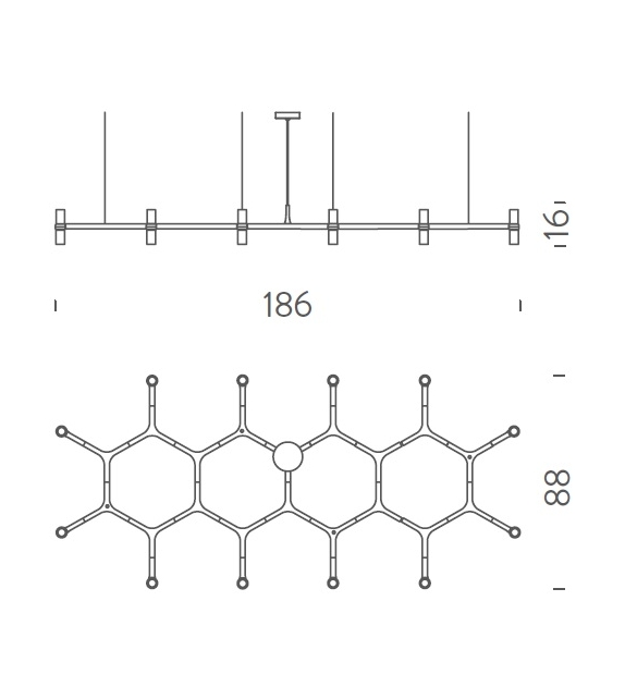 Crown Plana Major Chandelier Nemo