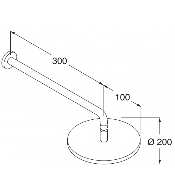 Liquid Boffi Cabeza de Ducha a Pared