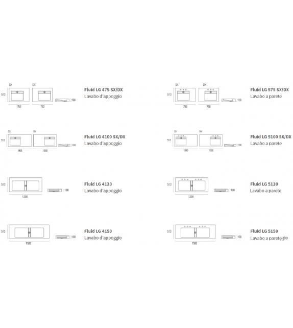 Mini Square Neutra Washbasin