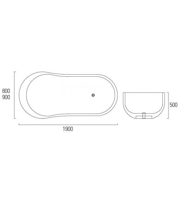 Alone Neutra Bathtub