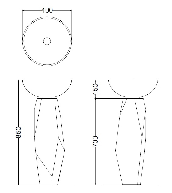 Vulcano Lithea Washbasin