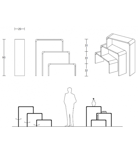 Bianca Lithea Stackable Shelves