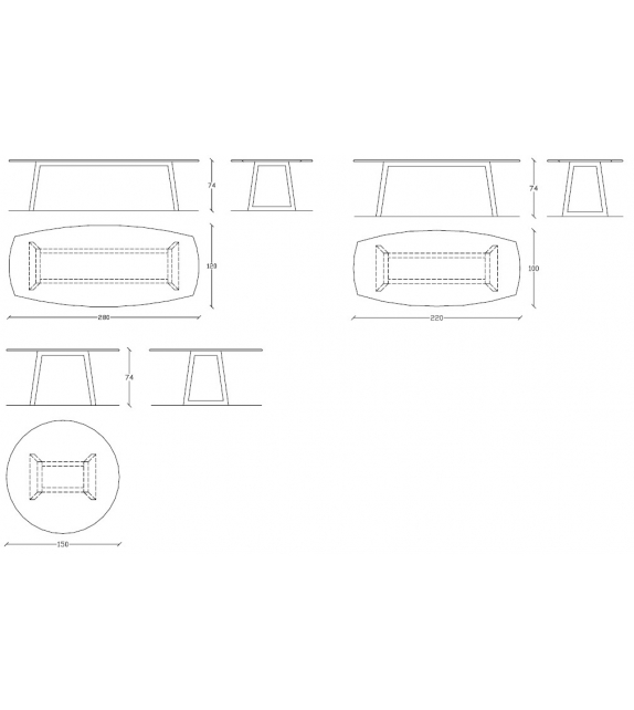 Tavoliranni Table Lithea