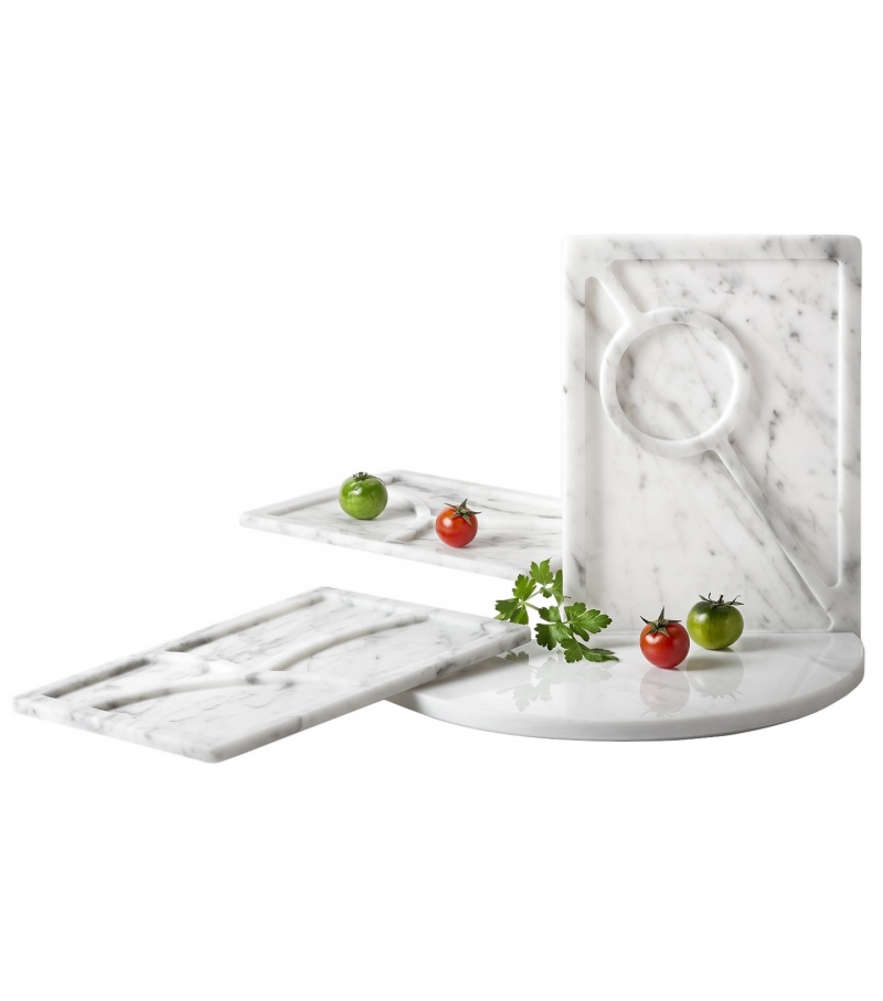 Fidia Lithea Set von Tablette & Schneidbrett