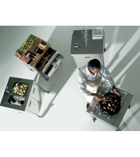 Composizione 70 Alpes Inox Kitchen