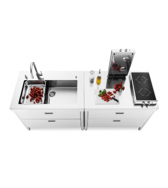 Composición Cocina 100 Alpes Inox