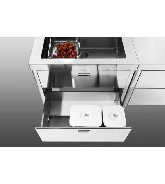 Composición Cocina 100 Alpes Inox