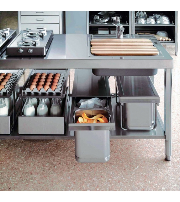 Küche 160 Alpes Inox