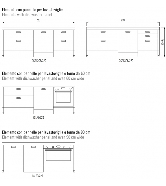 Cucina 220 Alpes Inox