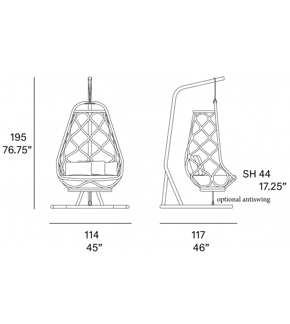 Nautica Outdoor Expormim Balançoire avec Base