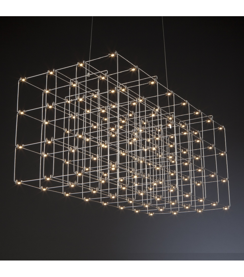Cosmos Square Quasar Suspension Lamp