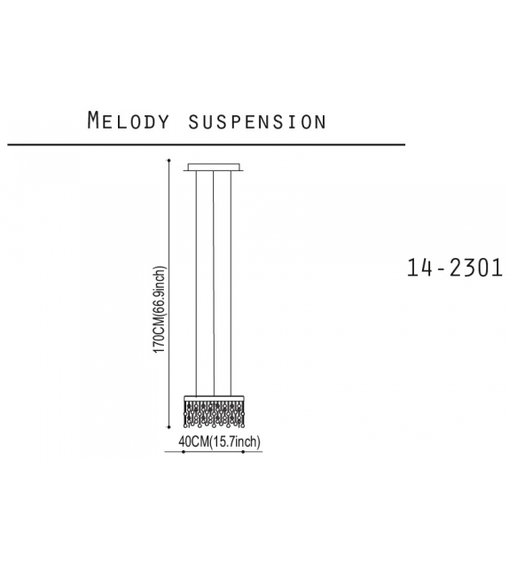 Melody Quasar Suspension Lamp