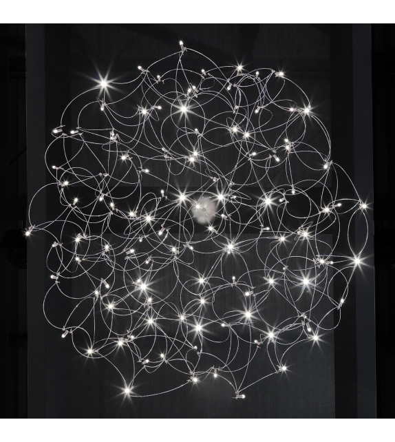 Curled Disc Quasar Lámpara de Suspensión