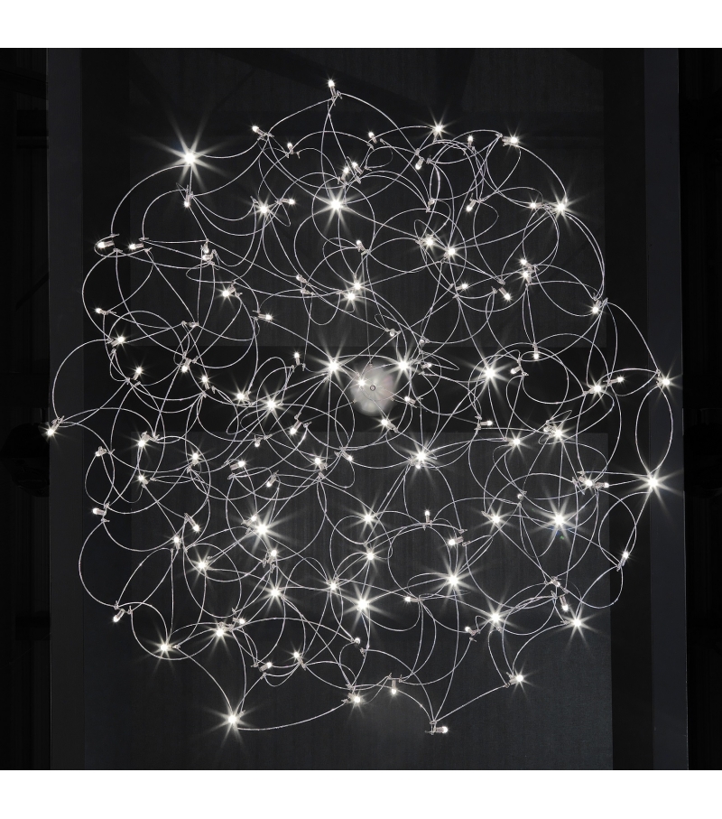 Curled Disc Quasar Lámpara de Suspensión